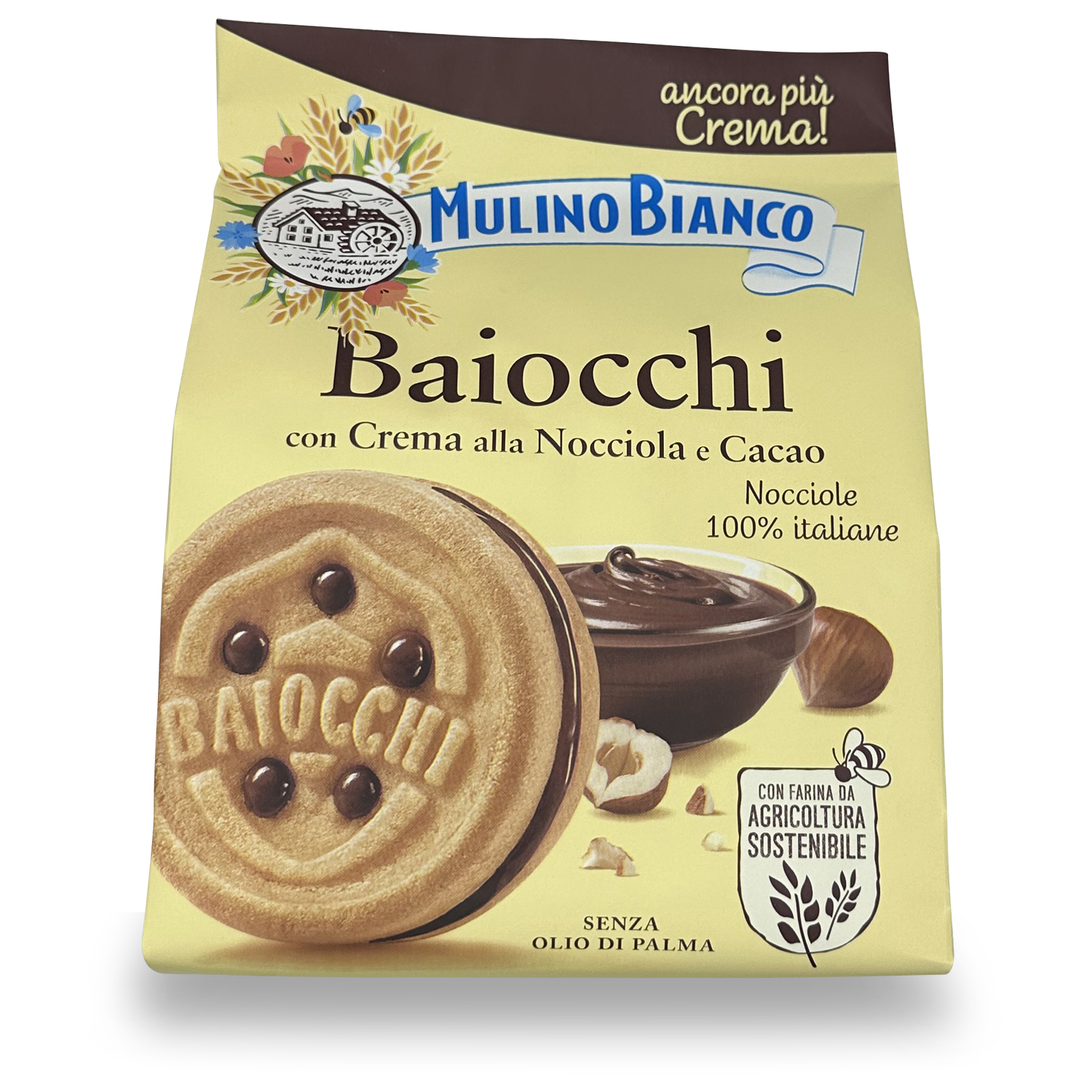 Product “Mulino Bianco - Baiocchi con crema alla nocciola e cacao
